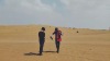 拍摄最后一个场景的内蒙古沙漠