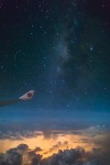印度新德里上空的银河