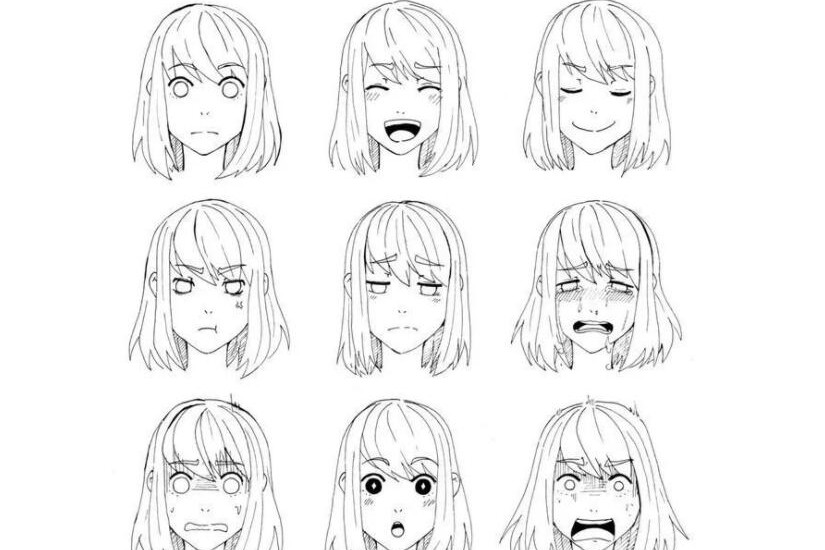 推荐 怎么画表情 漫画中人物丰富灵动的表情画法教程 新片场